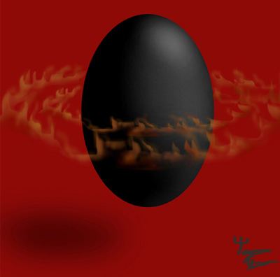 Earth Fire by Spiritual Artst Tarun Cherian